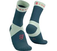 Calcetines de running compressport ultra trail v2.0 azul 39 -41