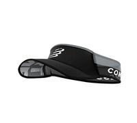 Compressport - Visera para Correr Negra - Visor Ultralight - Ultraligero y Altamente ventilado - Fibras de Secado rápido