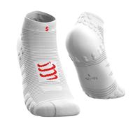 Compresssport PRSV3 RL Run Low Calcetines, Unisex Adulto, Blanco, 42-44