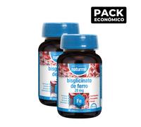 Comprimidos de bisglicinato de hierro Naturmil 2x90