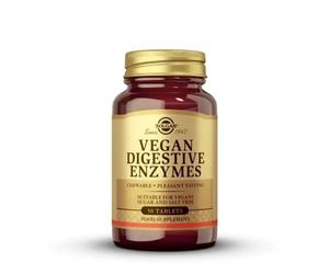Comprimidos de enzimas digestivas veganas Solgar x50
