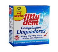 Comprimidos Limpiadores Dentadura Postiza 32Uds
