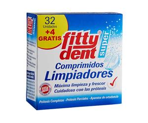 Comprimidos Limpiadores Dentadura Postiza 32Uds