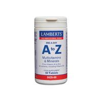 Comprimidos multivitamínicos y minerales Lamberts AZ x60