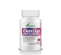 Soria Natural Cabello, Piel y Uñas - Combinación de Vitaminas, Minerales y Aminoácidos - Ayuda a Fortalecer las Fibras Capilares y Uñas - Apoya la Salud de la Piel - 30 comprimidos de 1200mg