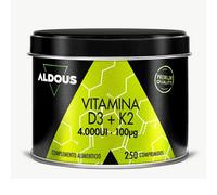 Aldous Bio – Vitamina D3+K2 – 250 comprimidos