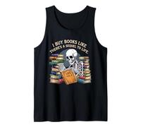 Compro libros como si hubiera una secuela de la vida Lectura divertida Camiseta sin Mangas