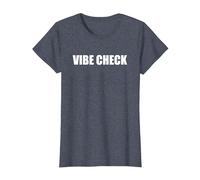 Comprobación de Vibraciones Camiseta, Mujer, Azul Jaspeado, 3XL