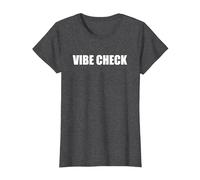 Comprobación de Vibraciones Camiseta, Mujer, Jaspeado Oscuro, 3XL