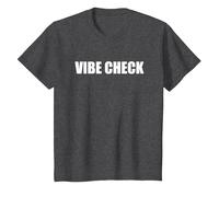 Comprobación de Vibraciones Camiseta, Niños, Jaspeado Oscuro, 3 años