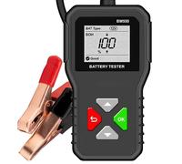 Comprobador Baterias Coche 24V/12V/6V, BM550 2-220Ah 100-2000 CCA Analizador Digita Detección Batería Arrancador Coches, Herramientas Prueba Pilas Autos para Motocicleta ATV SUV Barco