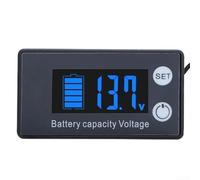 Comprobador de batería de coche y motocicleta DC770V con voltímetro digital e indicador de nivel adecuado para iones de litio, ácido y baterías