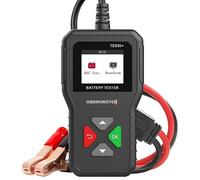 Comprobador de baterias de coche 24V/12V/6V, TE503 2-220Ah 100-2000 CCA arrancador baterias coches comprobador de pilas para coche Motocicleta ATV SUV Barco Sistema de prueba y arranque (BM550 PLUS)