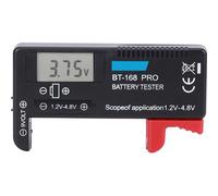Comprobador de baterías profesional con pantalla LCD, indicador de capacidad y dispositivo de prueba para pilas de botón AAA, AA, CD y