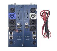 Comprobador de Cables de Audio Multifunción Desmontable CT-90AB, 16 en 1, Pantalla Digital, Comprobador Automático de Cables XLR Totalmente