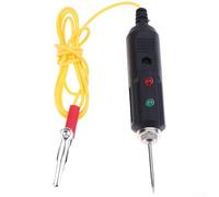 Comprobador de circuito de coche LED de doble color con zumbador, detector de voltaje CC 6-24 V, probador de sistema eléctrico automotriz para coche, motocicleta, camión, furgoneta