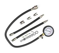 Comprobador de compresión de motor de gasolina general con largos alcances y adaptador, probador de compresión para caja de memoria automotriz