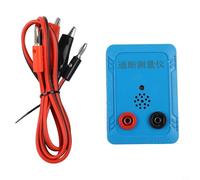 Comprobador de continuidad con zumbador de 9 V, comprobador de cables para cables y PCB, indicador acústico y óptico, volumen de 100 dB, lápiz de prueba para electricidad y electrónica, blanco, sin (B