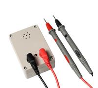 Comprobador de continuidad de 9 V con timbre fuerte y señal luminosa, comprobador de continuidad para cables PCB, práctico dispositivo de prueba para probar cables e interruptores, carcasa robusta