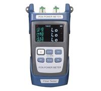Comprobador de fibra, 350A/U APC/UPC Puerto (opcional) Medidor De Potencia PON De Fibra Óptica FTTX/ONT/OLT 1310/1490/1550nm(350U)
