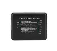 Comprobador de Fuente de alimentación de 20/24 Pines para ATX/SATA/HDD/HDD/Floppy, Negro
