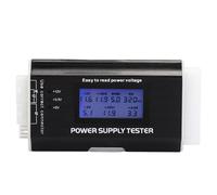 Comprobador de fuente de alimentación para ordenador, pantalla LCD soporte para aleación de aluminio ATX SATA de 20/24 pines