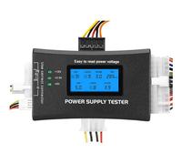 Comprobador de fuente de alimentación PC Testeur d'ordinateur ATX,20/24 4/6/8 Pin 1.8inch Pantalla digital LCD con Alarma Buzzer,para conexiones ATX/BTX/ITX/TFX/IDE/HDD/SATA/BYI