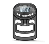 Comprobador de fuerza de agarre, dinamómetro de mano digital de 265 lb/120 kg, medidor de fuerza de agarre ergonómico, pantalla LED for entrenamiento de potencia Medición de unidades múltiples