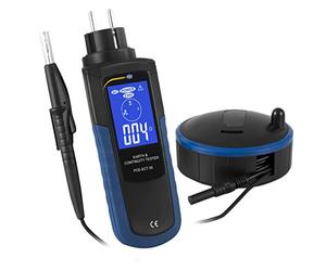 Comprobador de instalaciones digital para medir resistencia a tierra con pantalla LCD CAT III IP40 PCE Instruments PCE-ECT 50