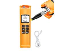 Comprobador de luz para fibra óptica, con luz LED y batería recargable, instrumento para redes - Comprobador de fibra óptica para cables de red - para conectores FC ST SC, uso en FTTH, centro de datos