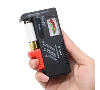 Comprobador de pilas, comprobador de pilas para todas las pilas, comprobador de voltios de pilas, AA, AAA, D, C, 9V y pilas de botón de 1,5V - para comprobar con precisión el estado de las pilas