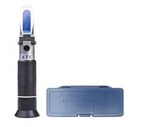 Comprobador de punto de congelación de anticongelante 4 en 1 portátil, refractómetro de batería de automóvil de etilenglicol con ATCx