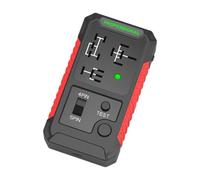 Comprobador de relé de coche - Detector de circuito de coche universal 4 pines 5 pines 12 x 6,5 cm, probador de interruptores eléctricos para vehículos diagnósticos con alimentación de tipo C