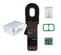 Comprobador De Resistencia A Tierra Y Comprobador De Resistencia De Bucle 0,010-1200Ω, Medición De Corriente Baja 0,01mA, Herramienta Digital Para Instalaciones Eléctricas E Industria