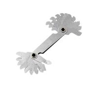 Comprobador de roscas estándar múltiples, calibres de rosca pequeños, fácil de usar para ingenieros de reparación profesionales y entusiastas de la herramienta de medición de ingeniería mecánica