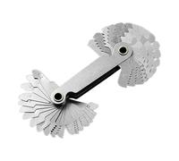 Comprobador de roscas estándar múltiples, calibres de rosca pequeños, fácil de usar para ingenieros de reparación profesionales y entusiastas de la herramienta de medición de ingeniería mecánica