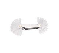 Comprobador de roscas estándar múltiples, calibres de rosca pequeños, fácil de usar para ingenieros de reparación profesionales y entusiastas de la herramienta de medición de ingeniería mecánica
