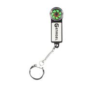 Comprobador de rotación de válvula solenoide de CA para bombas circulantes, indicador de disco magnético con llavero, carcasa ABS, negro/blanco