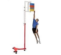 Comprobador de Salto Vertical de Altura Ajustable para Entrenamiento de Voleibol, Herramienta de medición Independiente, Salto de Altura de 1,6 a 3,6 m, práctica Individual con Sistema de re