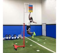 Comprobador de Salto Vertical para Baloncesto y Voleibol: pértiga de medición de Salto Resistente, Altura Ajustable de 1,7 a 3,6 m, Equipo de Entrenamiento Deportivo para evaluar el rendimie