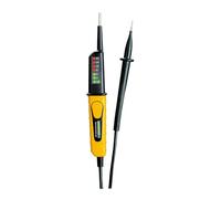 Comprobador de tensión de 2 polos, rango 400V, portátil, medición precisa; útil para verificar sistemas eléctricos y dispositivos.
