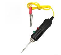 Comprobador de tensión de 6 - 24 V con señal acústica, comprobador de voltaje bipolar para instalaciones eléctricas, mango de metal