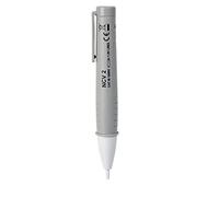 Comprobador de tensión sin contacto Voltmaster NCV 2 CAT III 1000 V (detector de tensión de alta calidad con señal acústica y linterna LED, fabricado en plástico ABS), gris