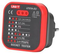 Comprobador de tomas de corriente 220V AC - UNI-T