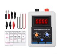 Comprobador de transistores compacto DC 50-3700V para prueba de voltaje de aislamiento de interruptores Conectores Motores Fase y aislamiento de núcleo de carcasa (luz roja-blanco)