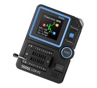 Comprobador de transistores de componentes compactamente digitales para medición precisa de capacitancia de resistencia, multifunción, probador de componentes de portabilidad