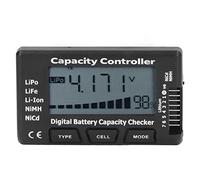 Comprobador digital de capacidad de batería Probador de voltaje Medidor de capacidad LiPo LiFe NiMH Iones de litio