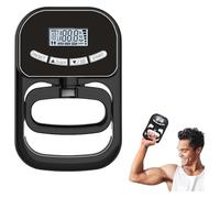 Comprobador electrónico de fuerza de agarre con pantalla LCD | Entrenador de fuerza de agarre con carga máxima de 180 kg, medición precisa, doble carga y resistencia ajustable for principiantes