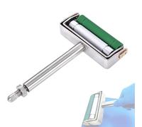 Comprobador manual de tinta flexográfica, instrumento manual de prueba de tinta con rodillos anilox y de goma, diseño de rodillo anilox cromado, for pruebas de calidad de impresión(180Lines)