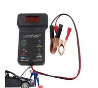 Comprobador para baterías de coche y vehículos - Comprobación y verificación con pantalla LED - Testador para alternador de coche, para sedán, camión, RV, remolque, ATV, motocicletas, barcos y yates